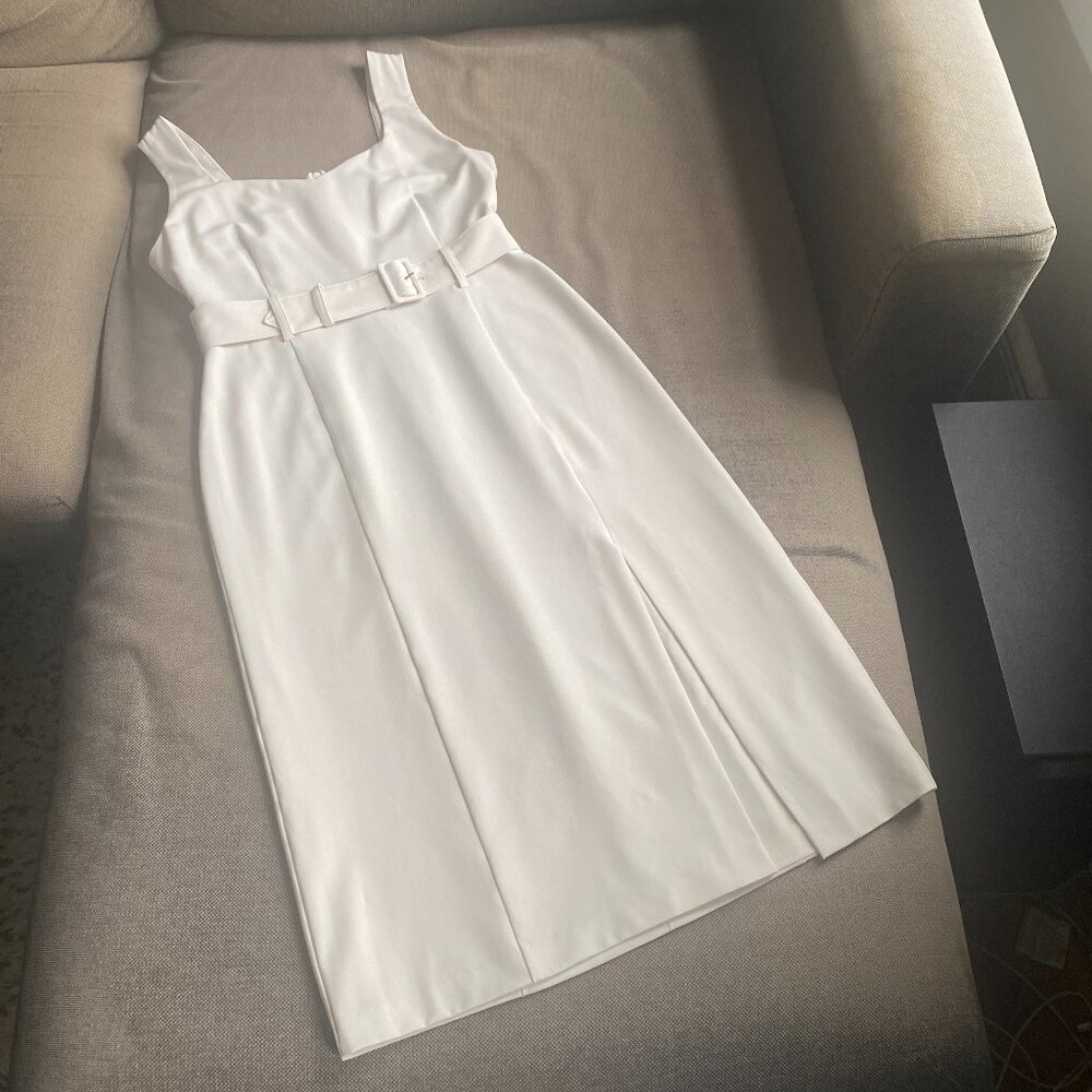 Banana Republic Belted Midi Sheath Dress - Picture 3 of 10